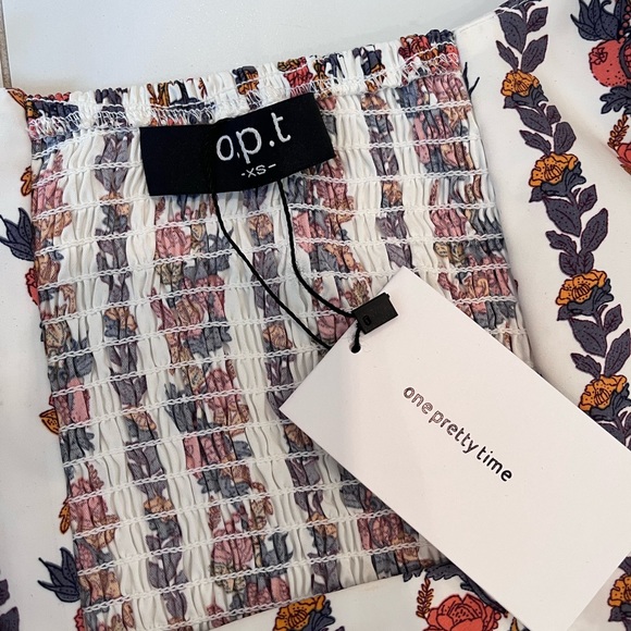 BNWT O.P.T. Skirt and Top Set XS Floral Print - Picture 3 of 6